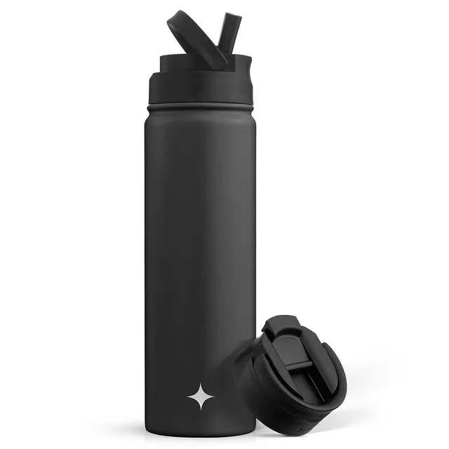 JoyJolt Gourde isotherme inox 67 cl paille isotherme