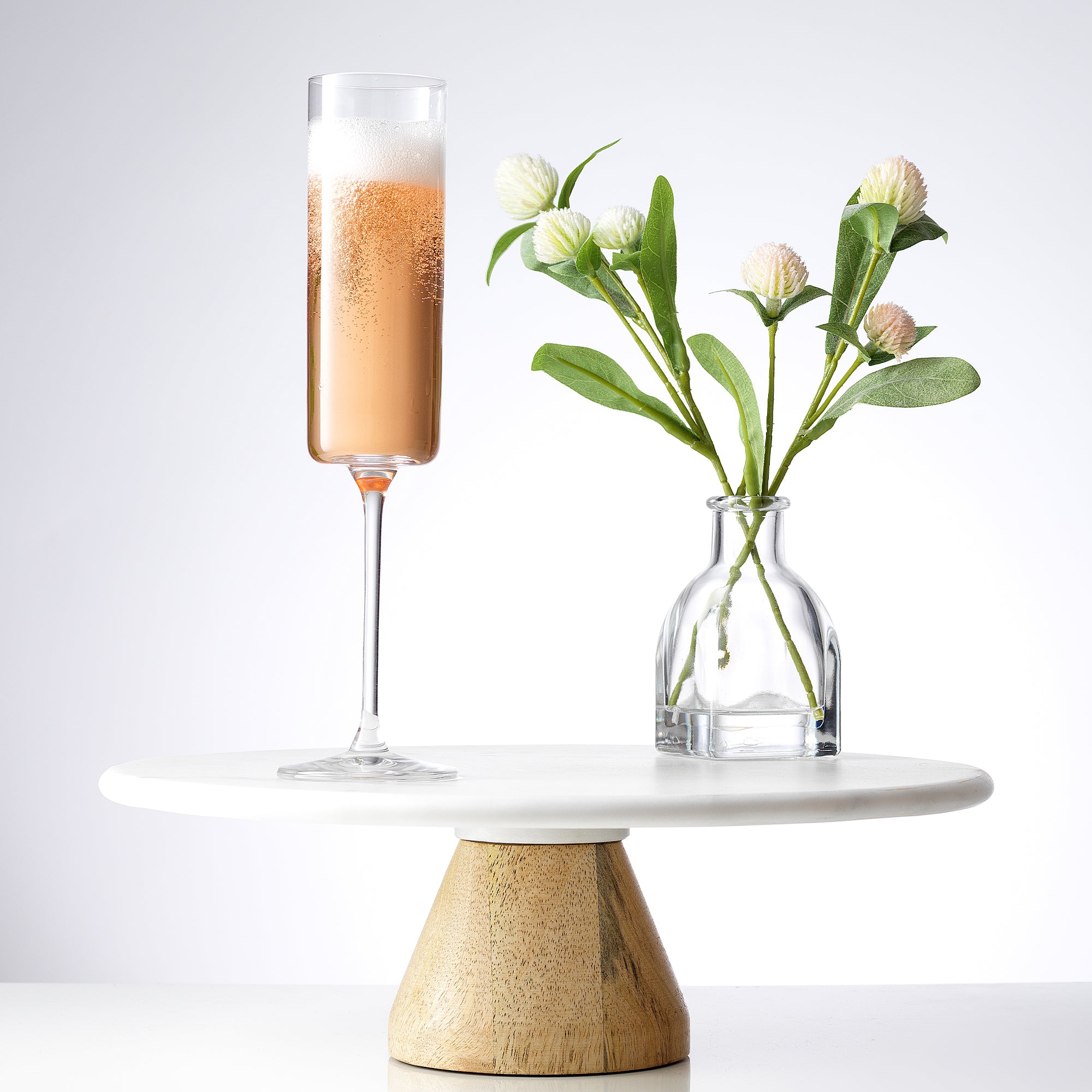 JoyJolt Claire flûtes à champagne lot de 2 17 cl cristal