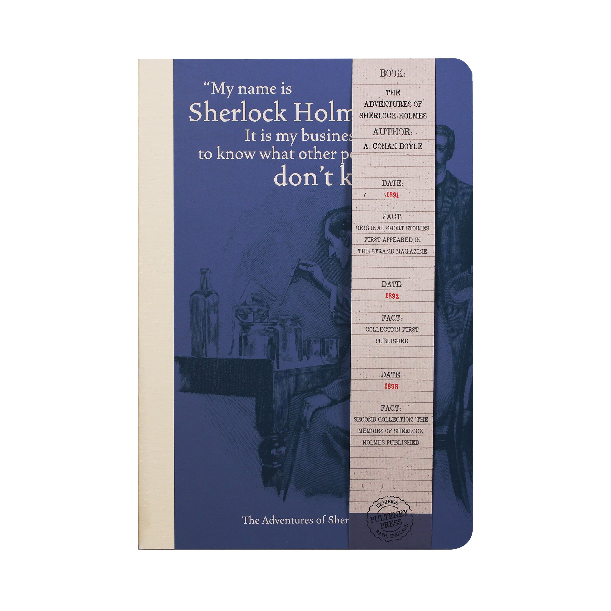 HMB Sherlock Holmes carnet A5 souple 192 pages