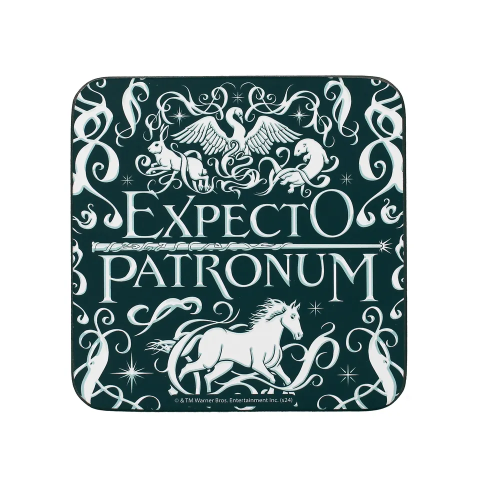 Harry Potter Expecto Patronum dessous de verre bleu 10cm