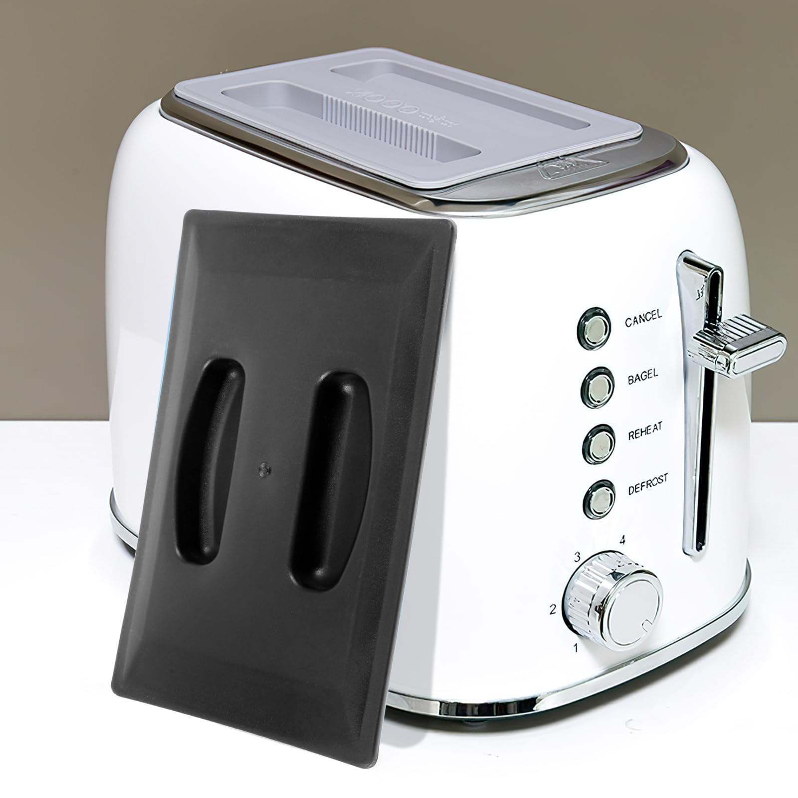 Alipis Couvercle Machine à Pain Grille-Pain Noir 13,9 cm Anti-Poussière