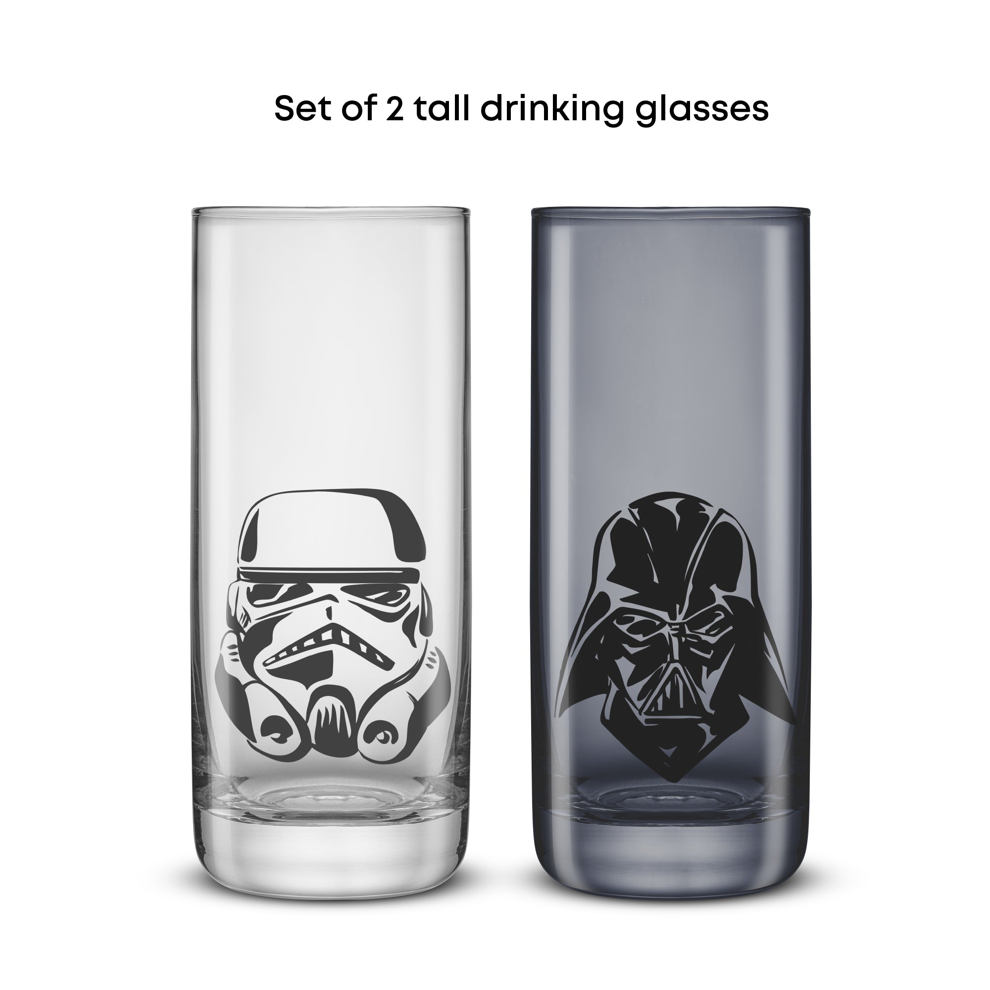 JoyJolt Star Wars Dark Side verres hauts lot de 2 38 cl