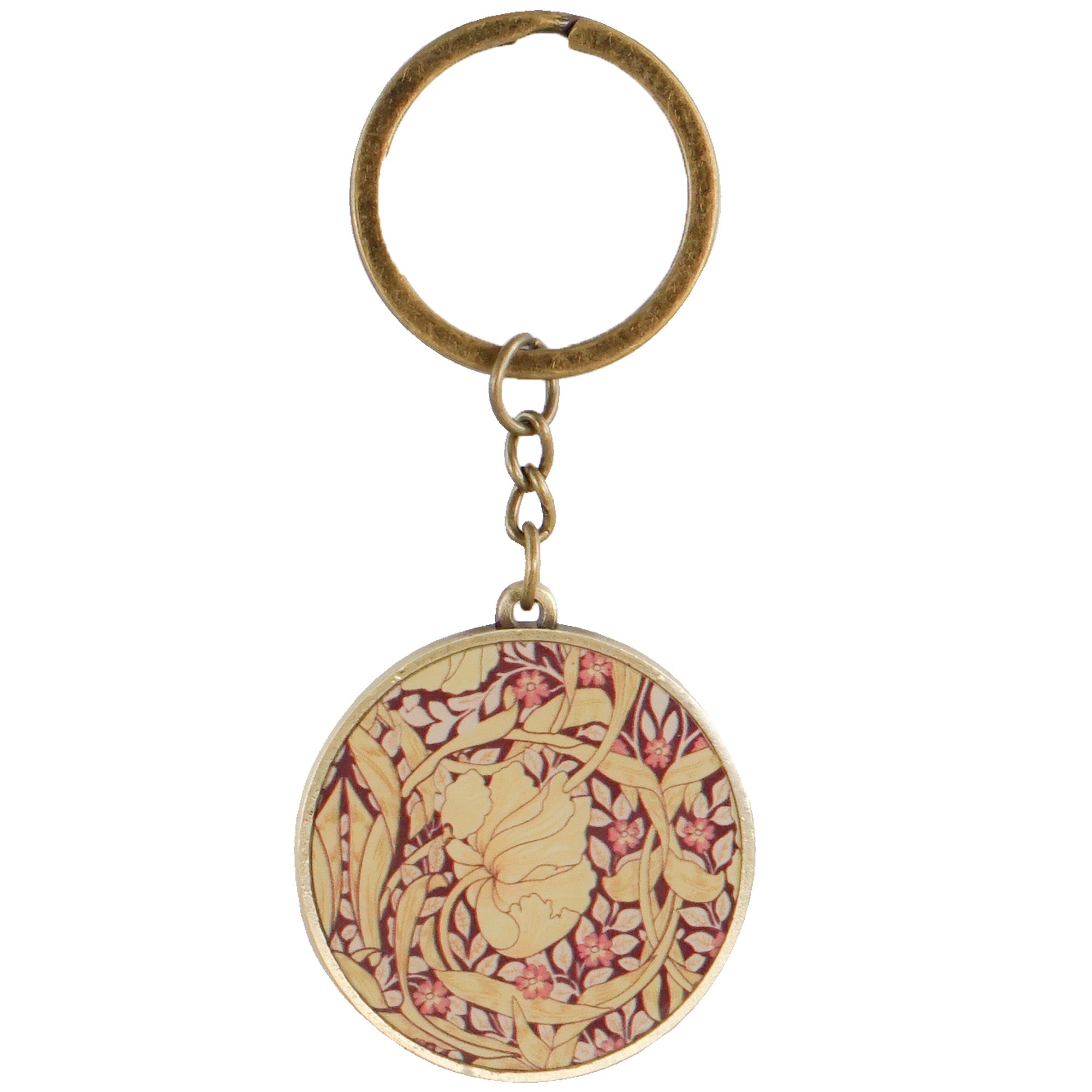 William Morris Pimpernel porte-clés métal violet