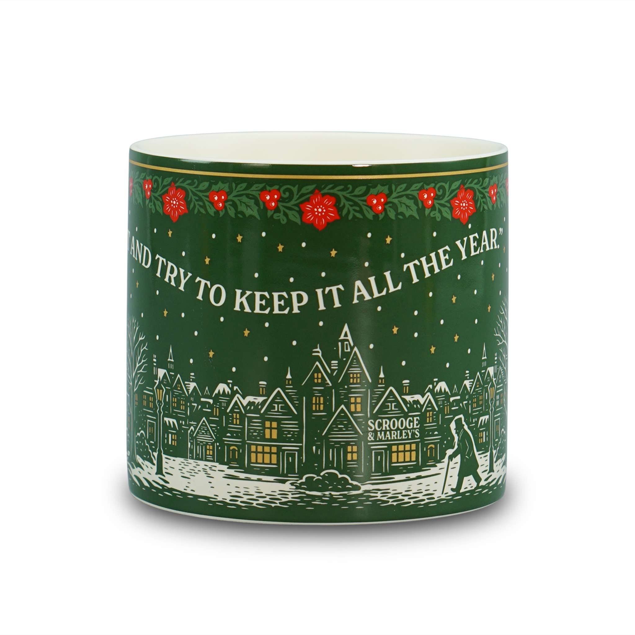 HMB A Christmas Carol pot céramique 10 cm vert