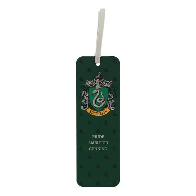 Harry Potter Slytherin marque-page papier vert
