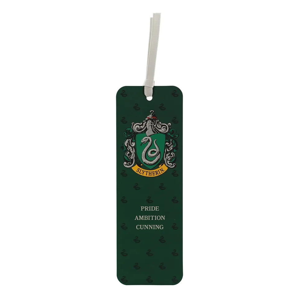 Harry Potter Slytherin marque-page papier vert