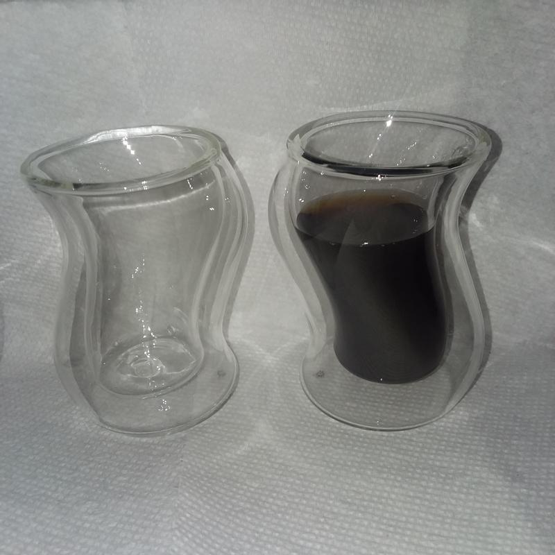 JoyJolt Pivot tasse espresso double paroi lot 2 6 cl