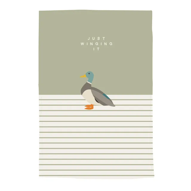 HMB RSPB Mallard torchon coton recyclé 65x45