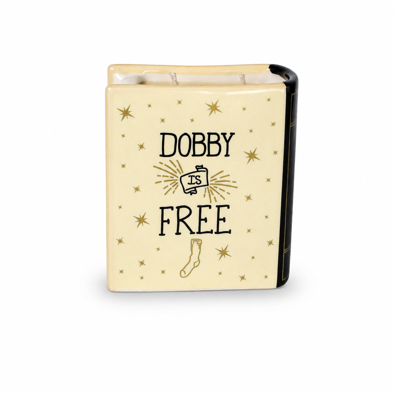 Harry Potter Dobby bougie livre céramique citron basilic