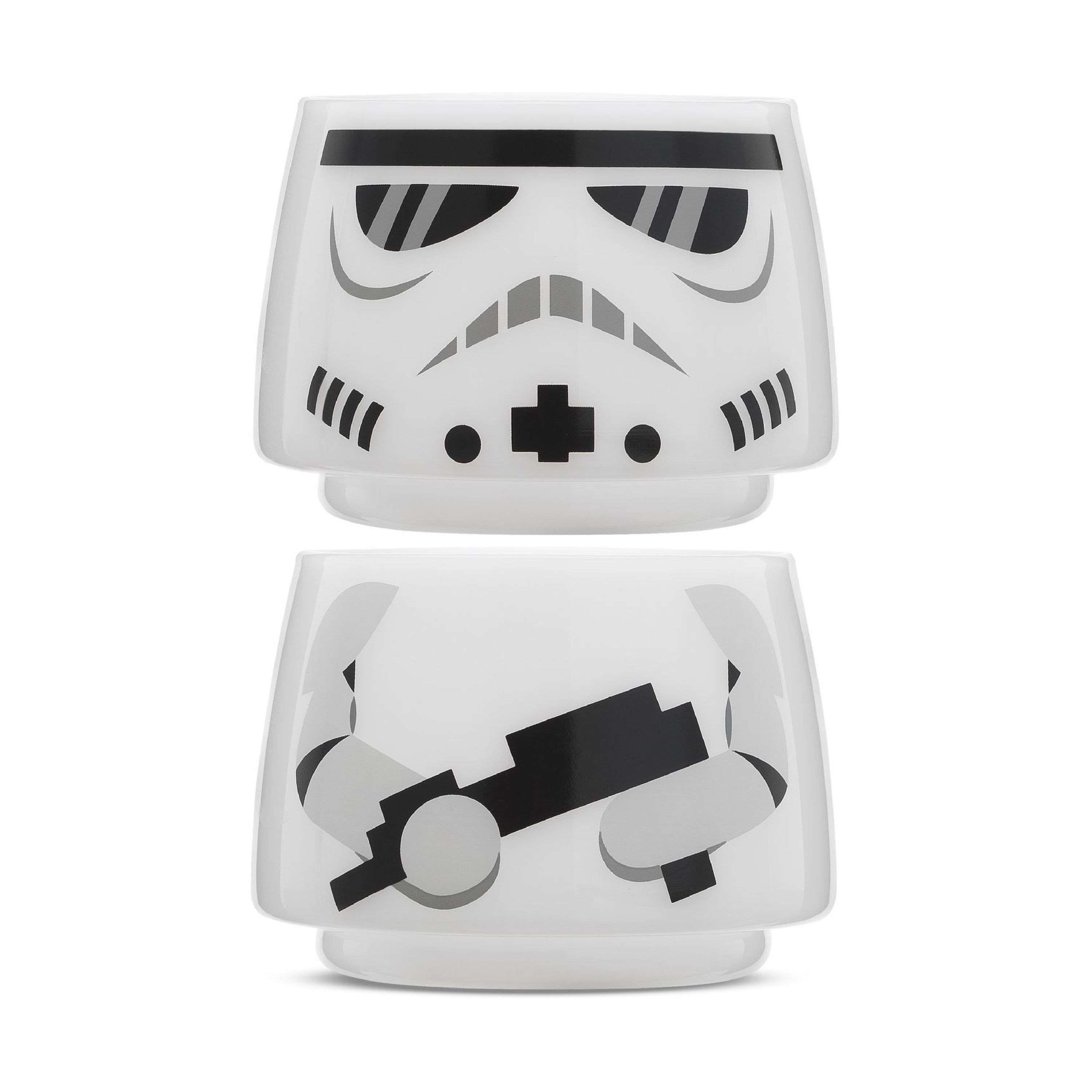 JoyJolt Star Wars verre empilable Stormtrooper lot de 2 31 cl