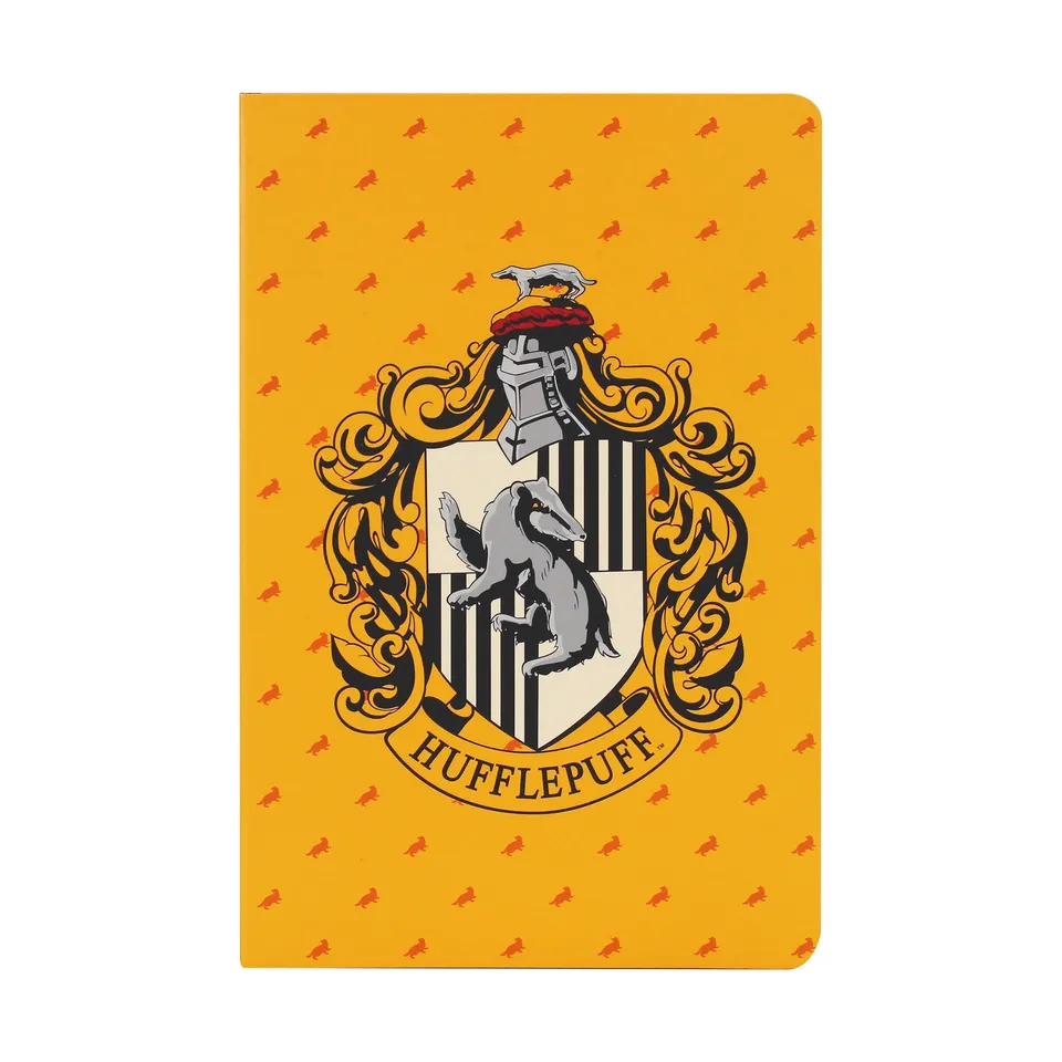Harry Potter Hufflepuff carnet A5 souple jaune 192 pages