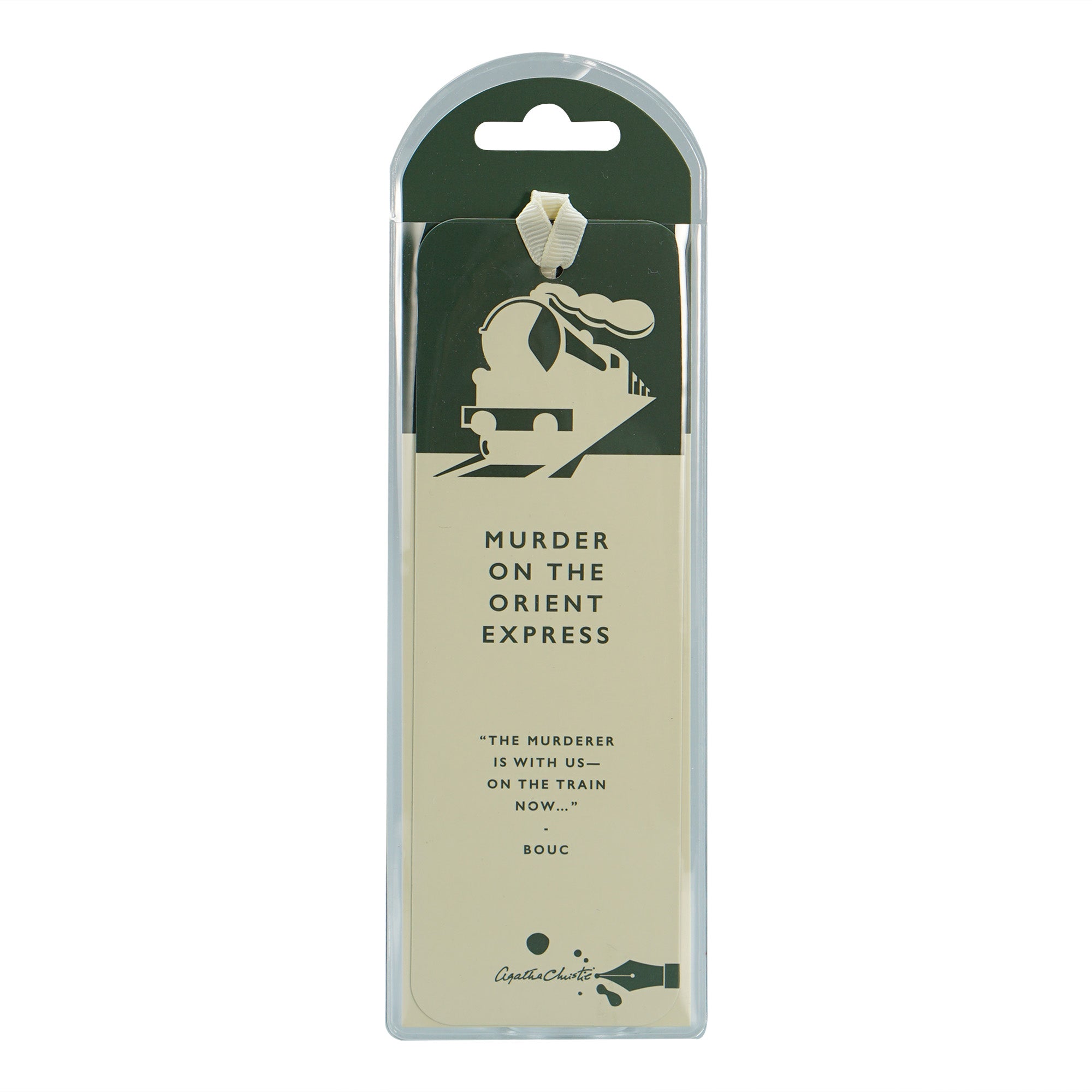 Agatha Christie Orient Express marque-page papier ruban