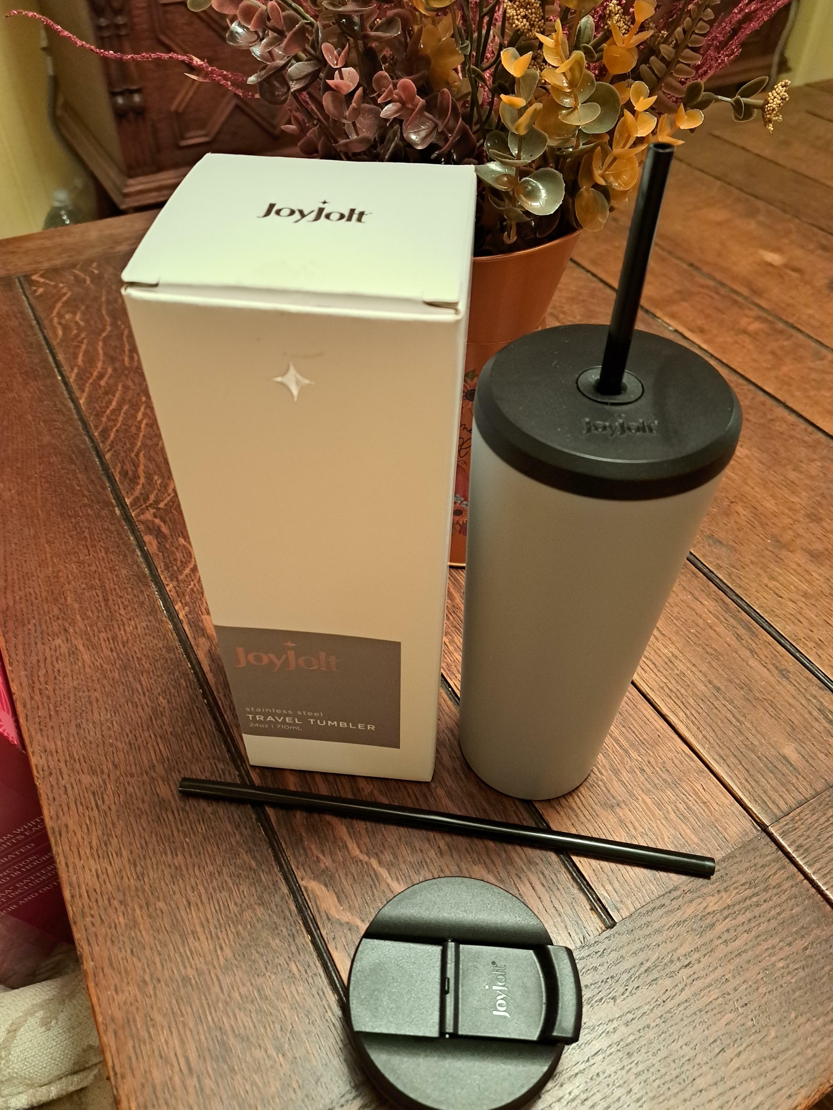 JoyJolt gobelet isotherme inox 76 cl paille
