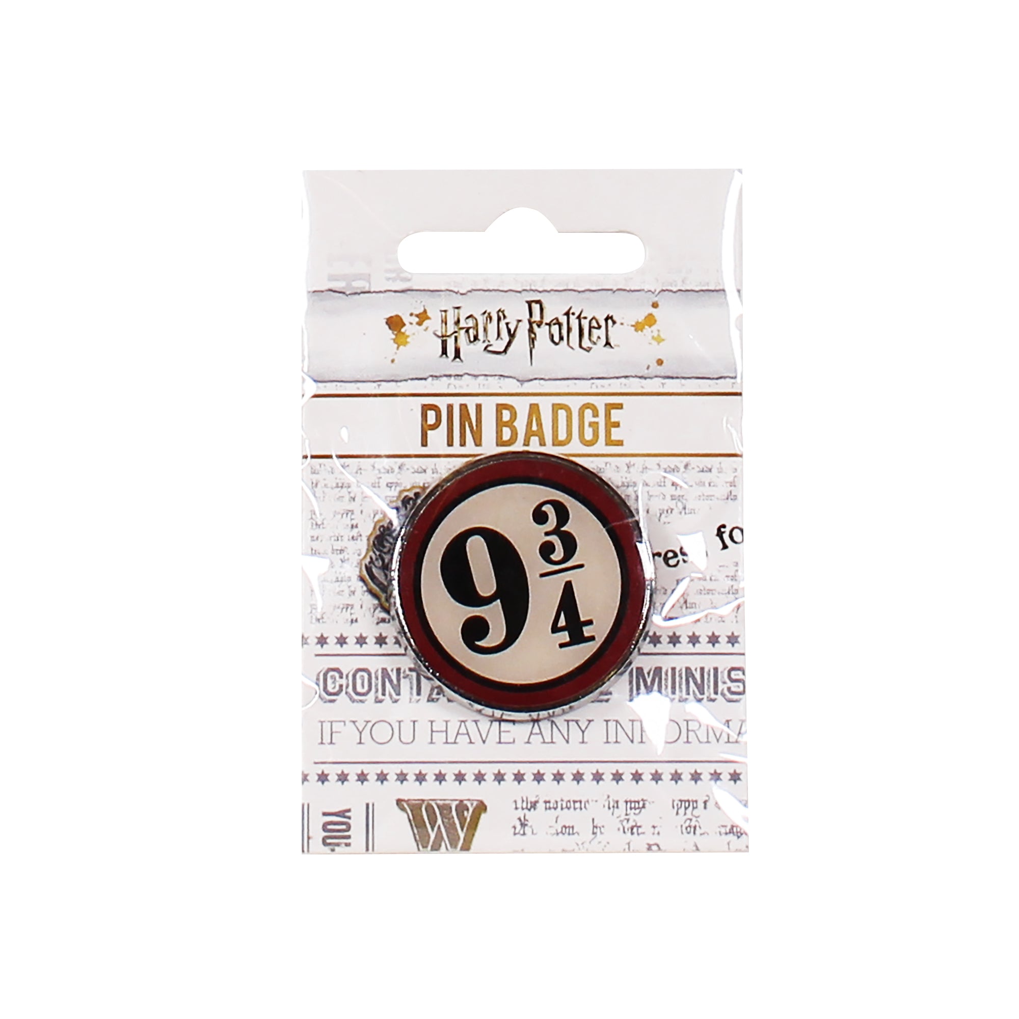 Harry Potter Platform 9 3/4 pin's badge émail rouge