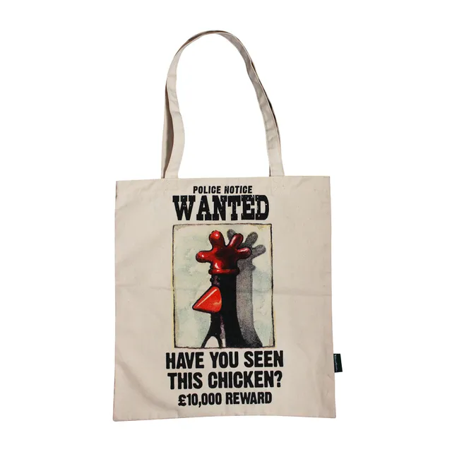 HMB Wallace & Gromit Feathers sac shopping coton recyclé