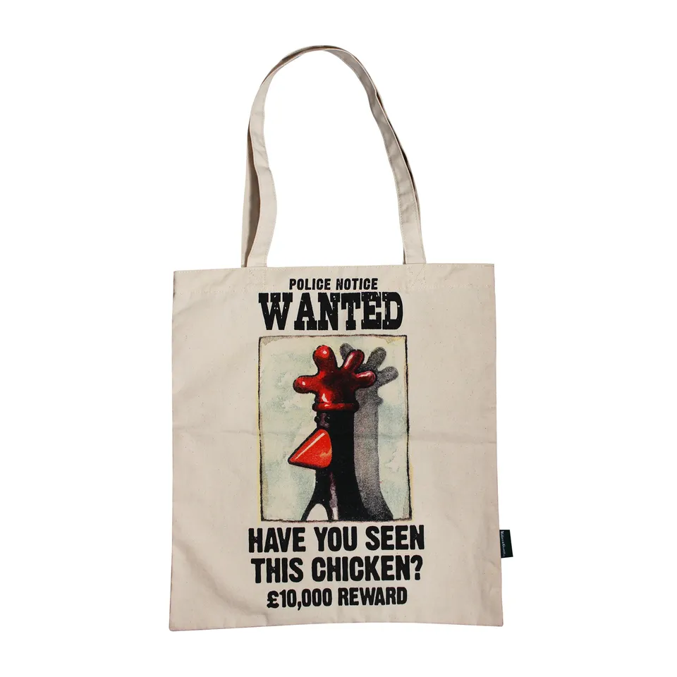 HMB Wallace & Gromit Feathers sac shopping coton recyclé