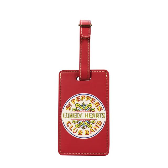 HMB Beatles Sgt. Pepper étiquette valise cuir vegan