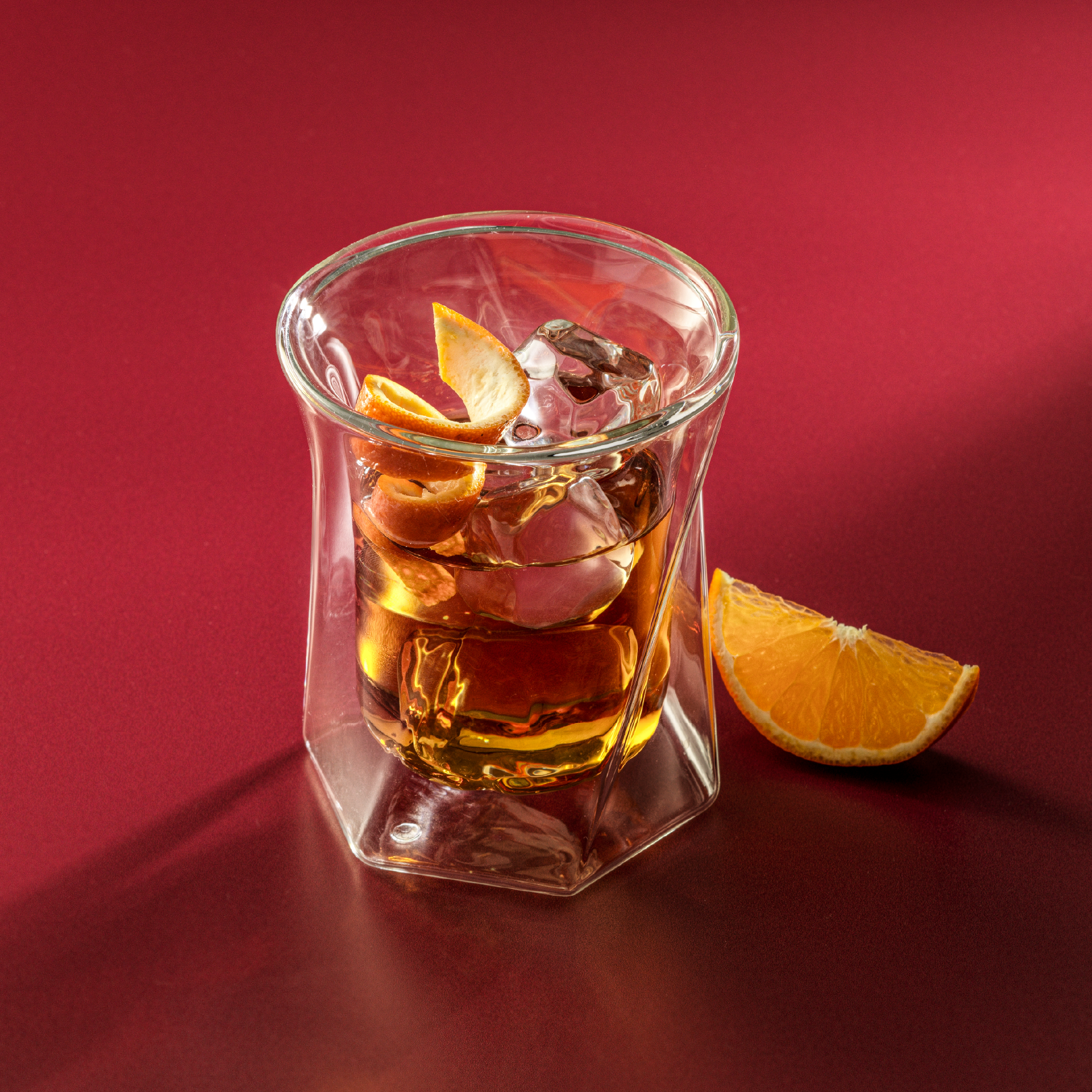 JoyJolt Lacey verre whisky double paroi 30 cl lot de 2