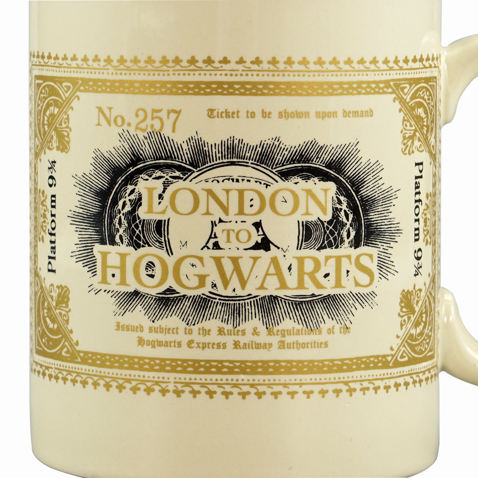 HMB Harry Potter London Hogwarts mug ticket 40 cl