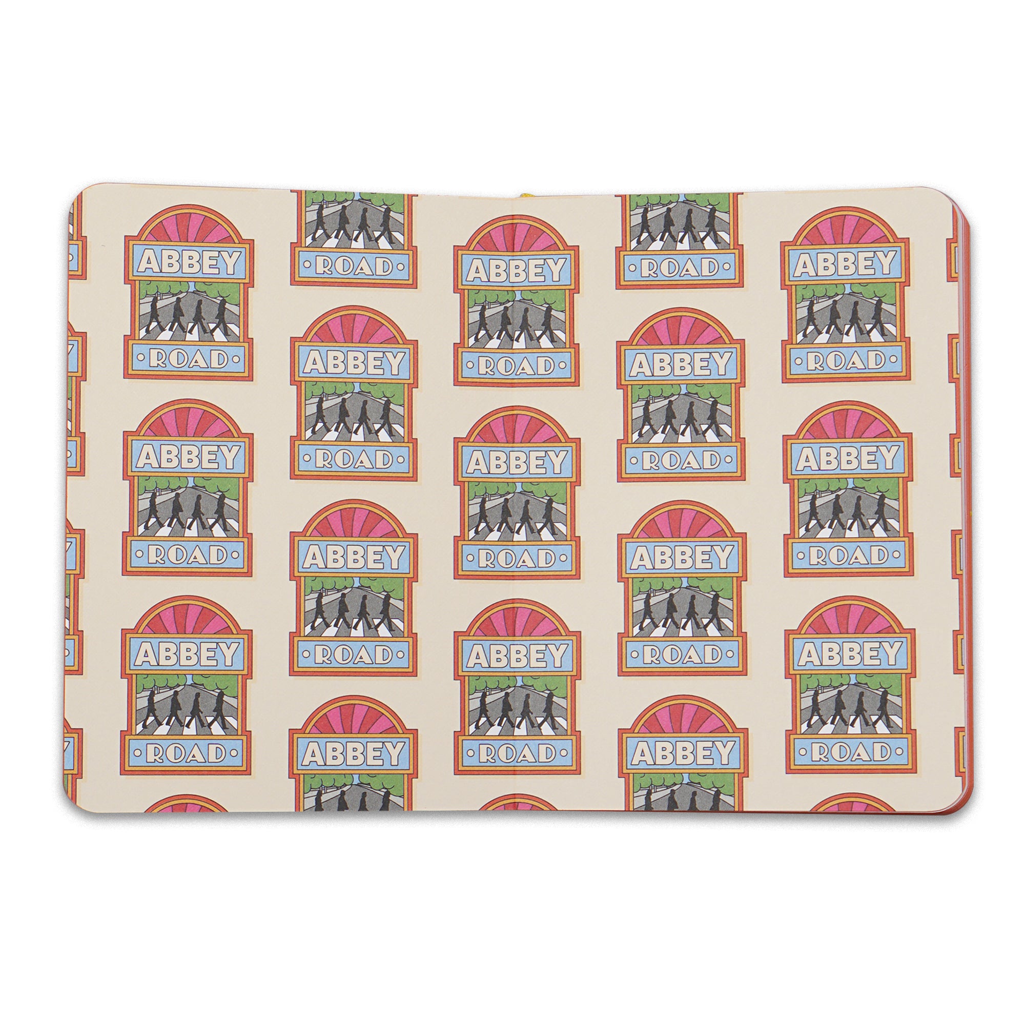 The Beatles Abbey Road carnet A6 souple vert