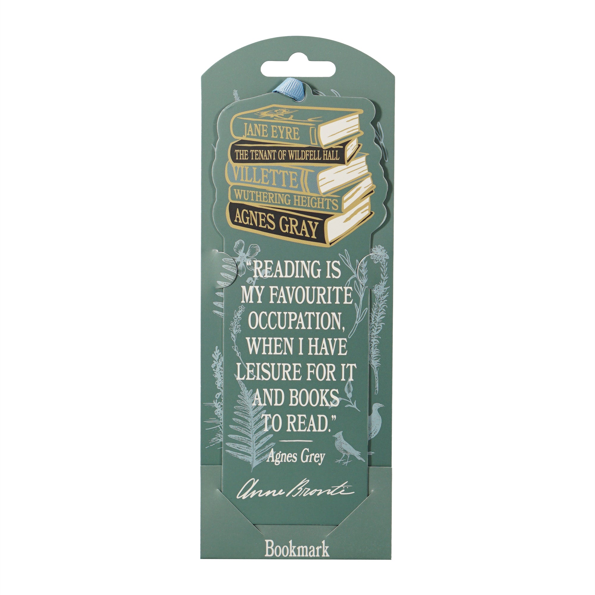 Brontë Sisters Agnes Grey marque-page papier vert