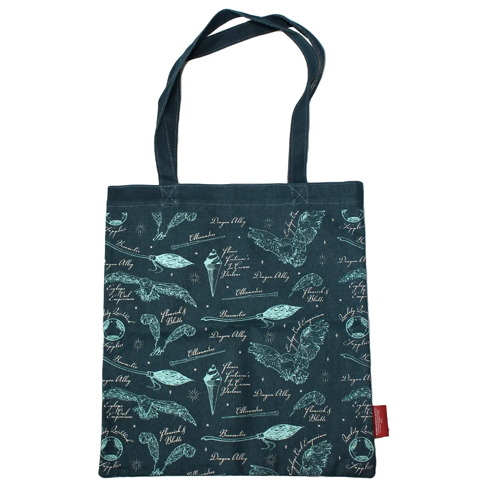 HMB Harry Potter Diagon Alley tote bag coton bleu