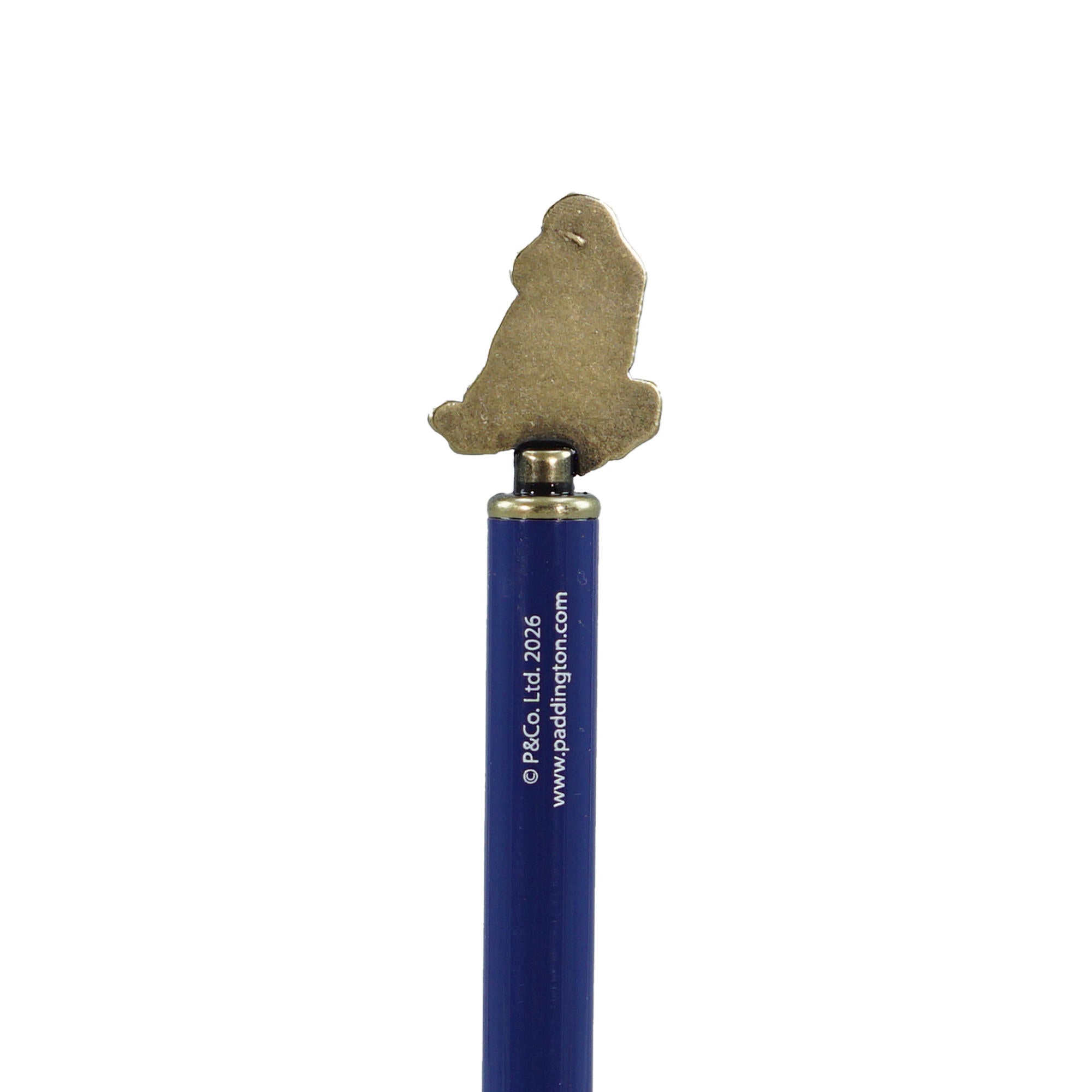 Paddington Bear stylo métal figurine 2D bleu