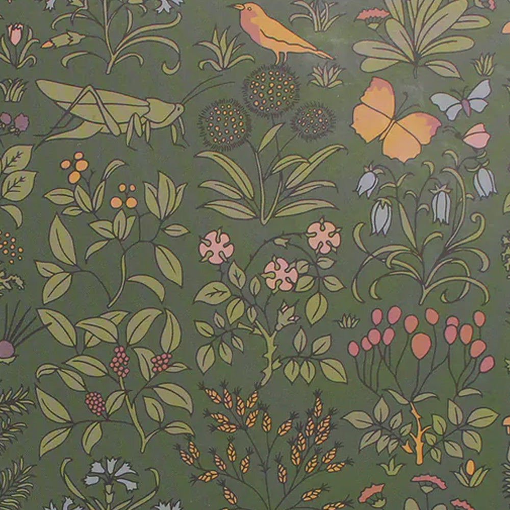 HMB Voysey Apothecary's Garden carnet A6 + stylo vert