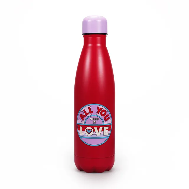 HMB Beatles All You Need gourde inox rouge 50 cl