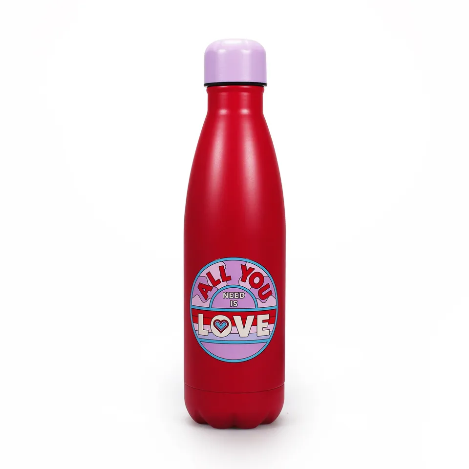 HMB Beatles All You Need gourde inox rouge 50 cl