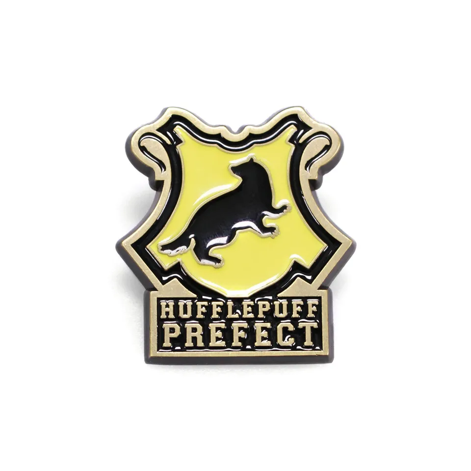 HMB Harry Potter pin's émail Poufsouffle Préfet jaune