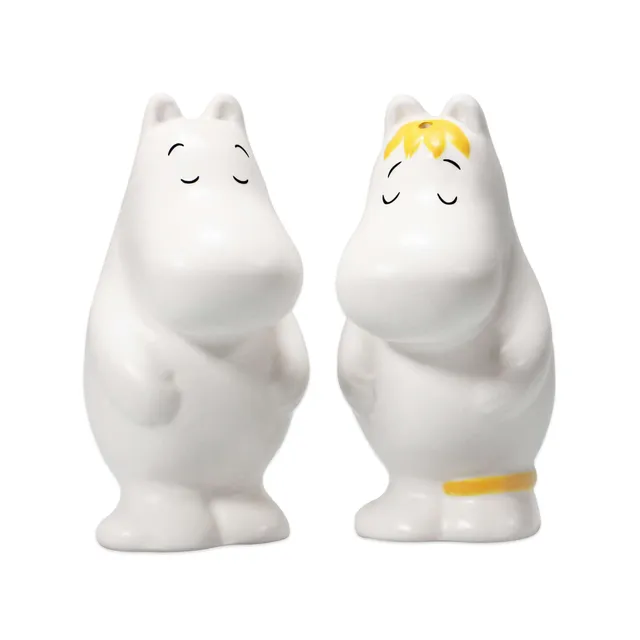 HMB Moomin salière poivrière céramique coffret dolomite