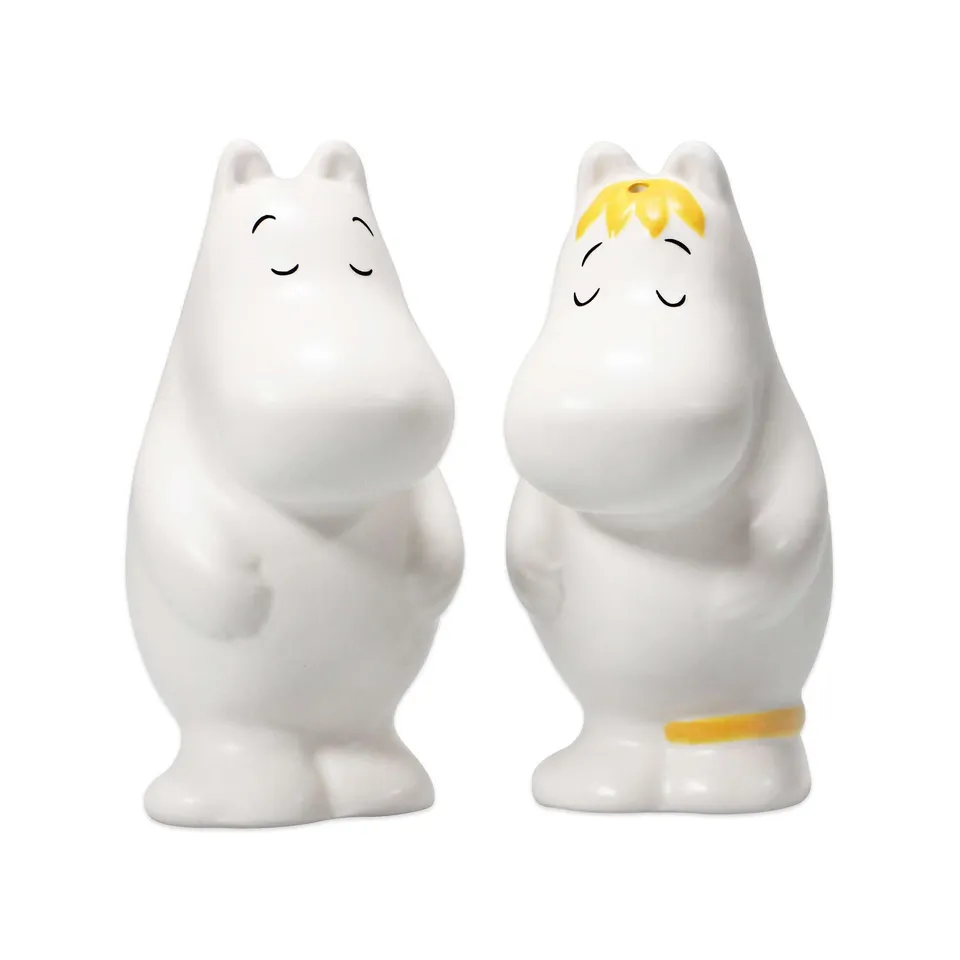 HMB Moomin salière poivrière céramique coffret dolomite
