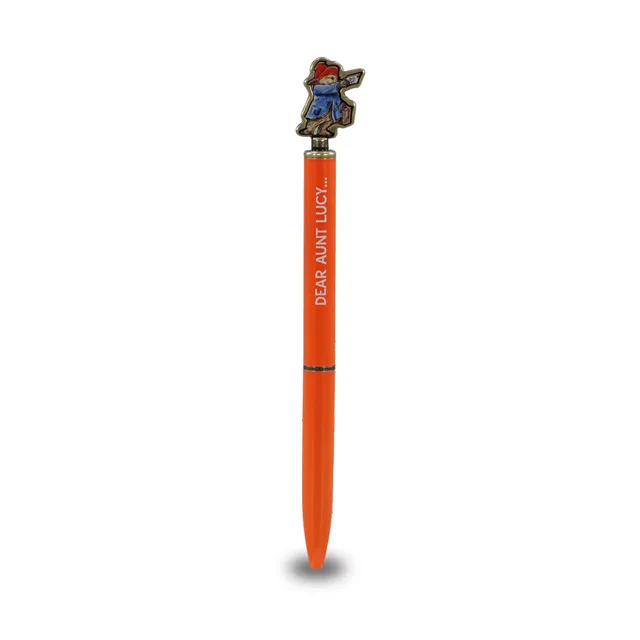 Paddington Dear Aunt Lucy stylo métal rouge 2D topper