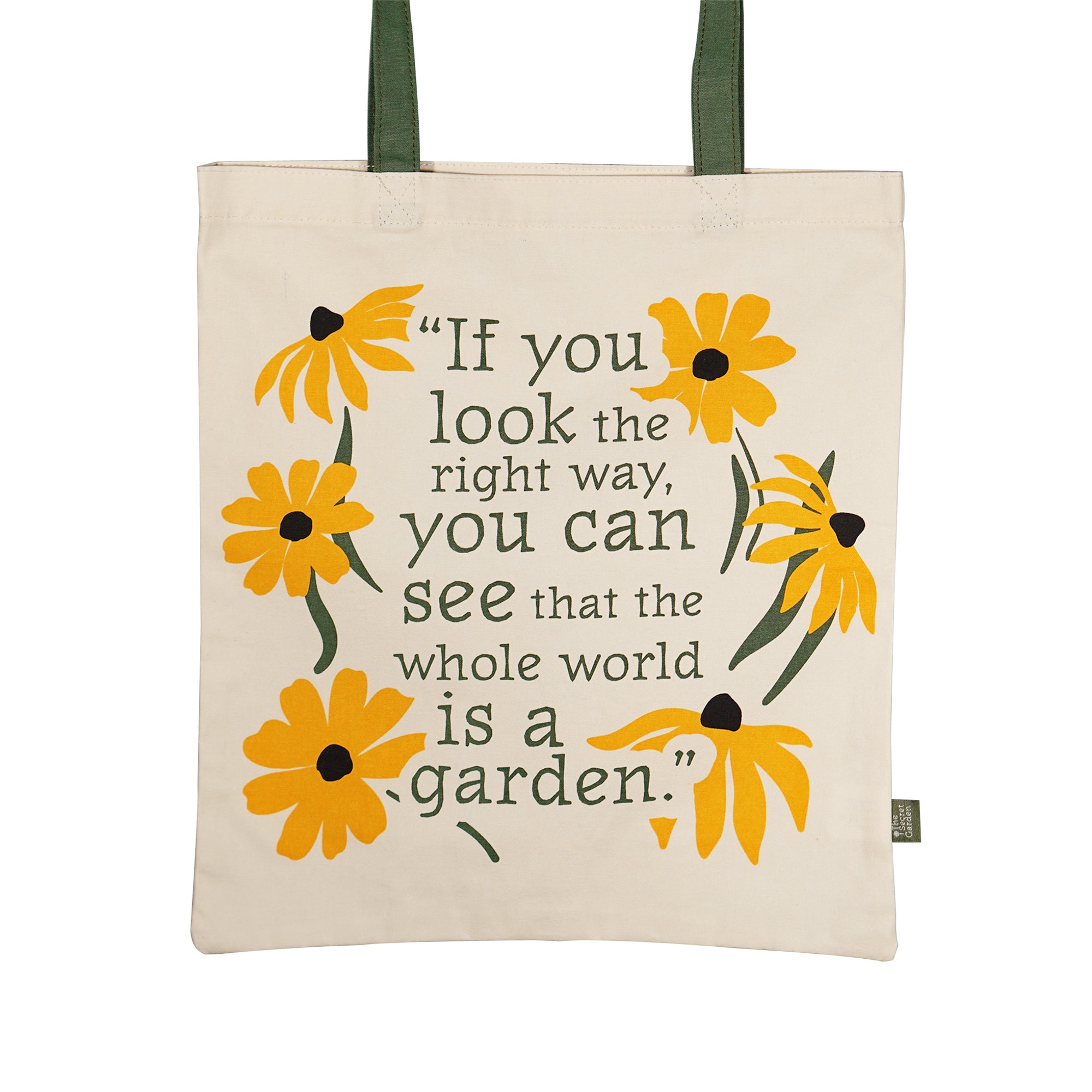 The Secret Garden shopper coton recyclé blanc