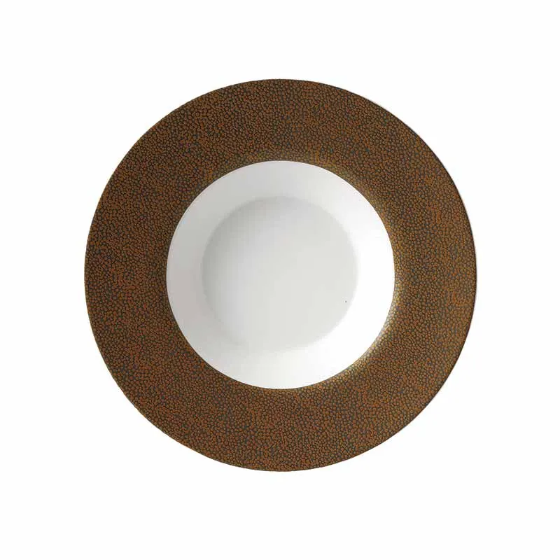 Artis Purity Pearls bol 24 cm bord doré