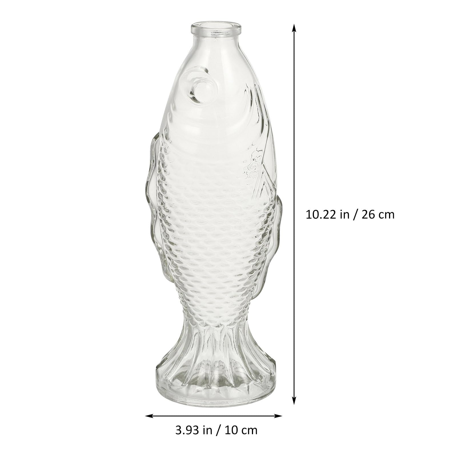 Alipis bouteille verre poisson bouchon liège 26 cm
