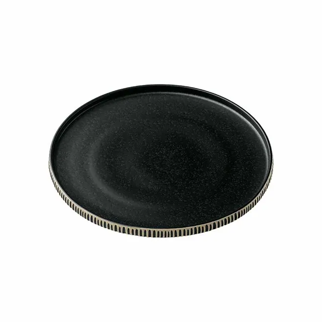 Artis Nara Black&White assiette 21 cm noir et blanc