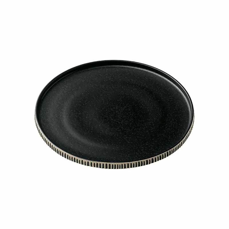 Artis Nara Black&White assiette 21 cm noir et blanc