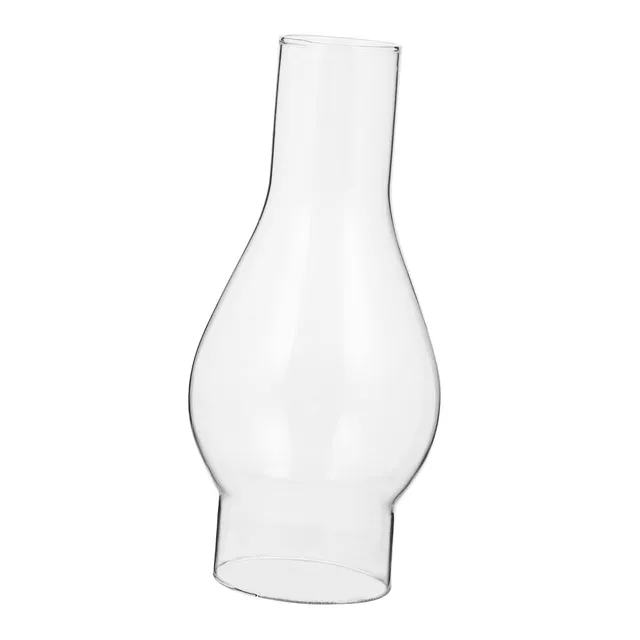 Alipis verre cheminée lampe à huile transparent 17,5 cm