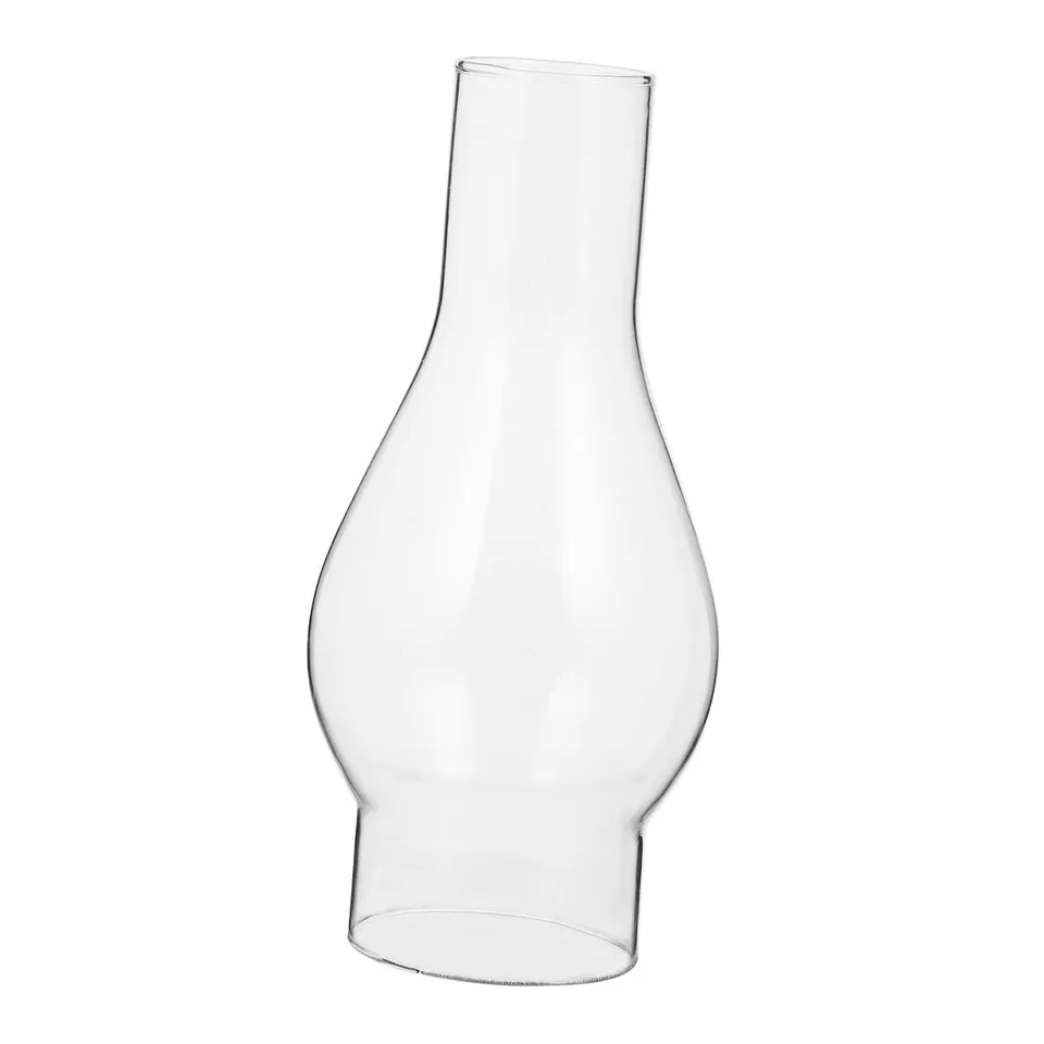 Alipis verre cheminée lampe à huile transparent 17,5 cm