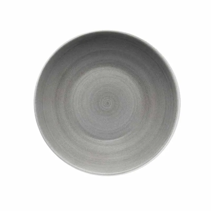 Artis Modern Rustic Ceramica assiette creuse 23,9 cm grise