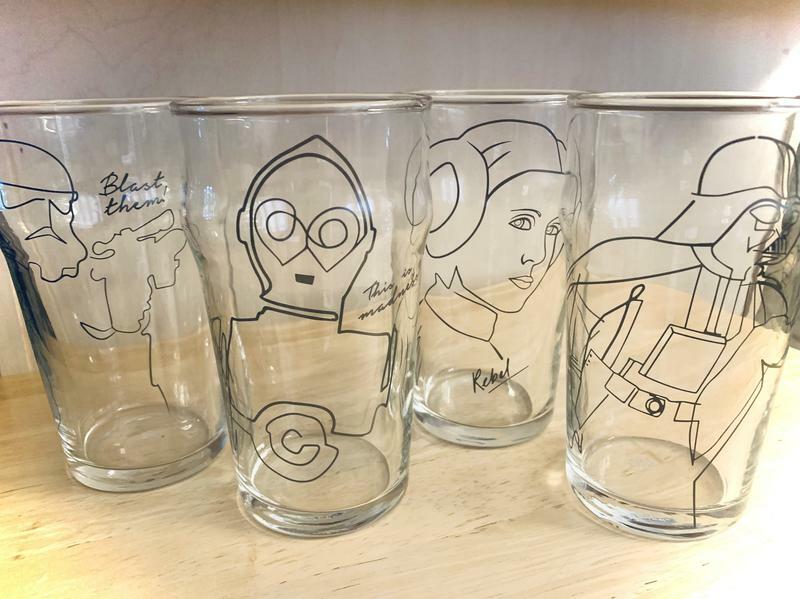 JoyJolt Star Wars verres lot de 4 55 cl noir