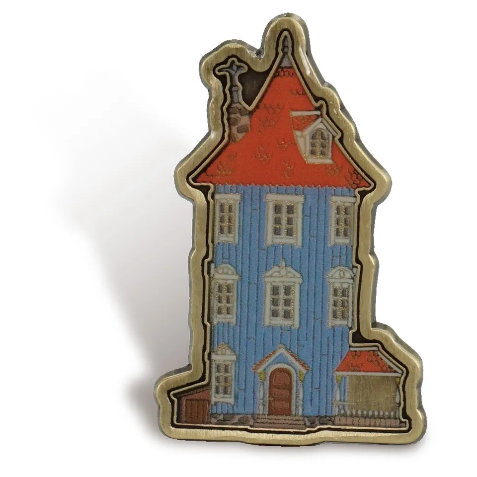 HMB Moomin Maison Pin émail bleu 3,8 cm