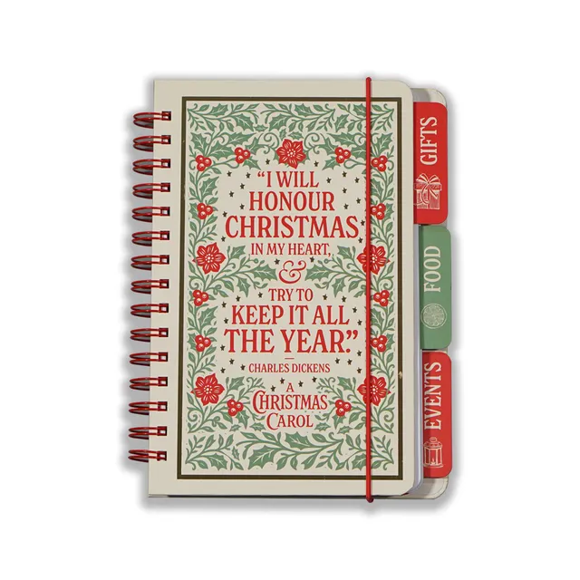 A Christmas Carol carnet A5 spirale Get Organised papier FSC