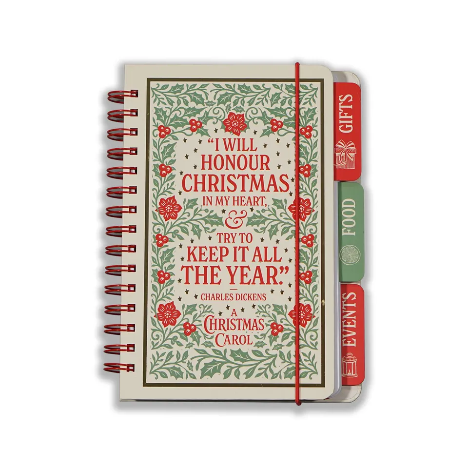 A Christmas Carol carnet A5 spirale Get Organised papier FSC