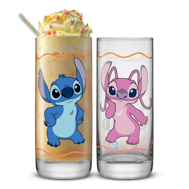 JoyJolt Disney Stitch Good Times verre haut lot 2