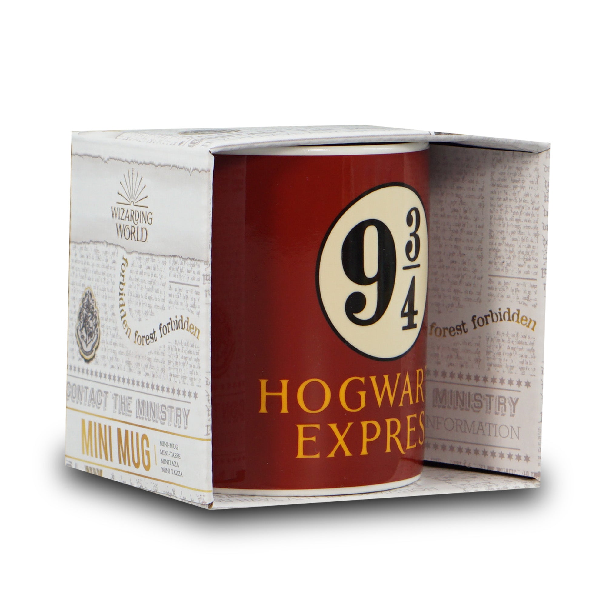 HMB Harry Potter Voie 9 3/4 mug espresso 11 cl rouge