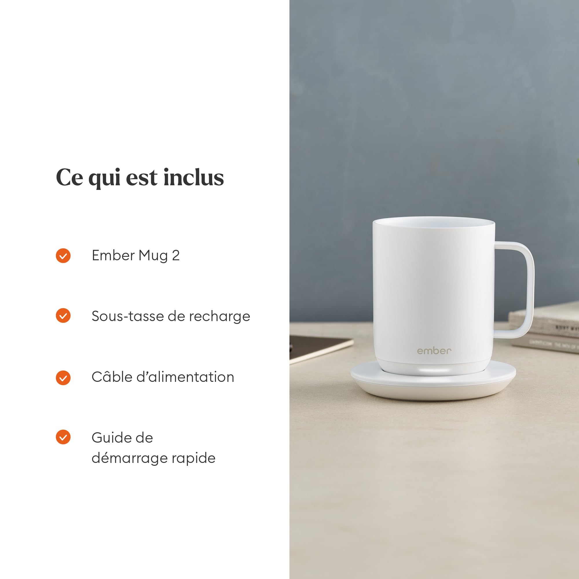 Ember Mug 2 Tasse Intelligente 29,5 cl Blanc