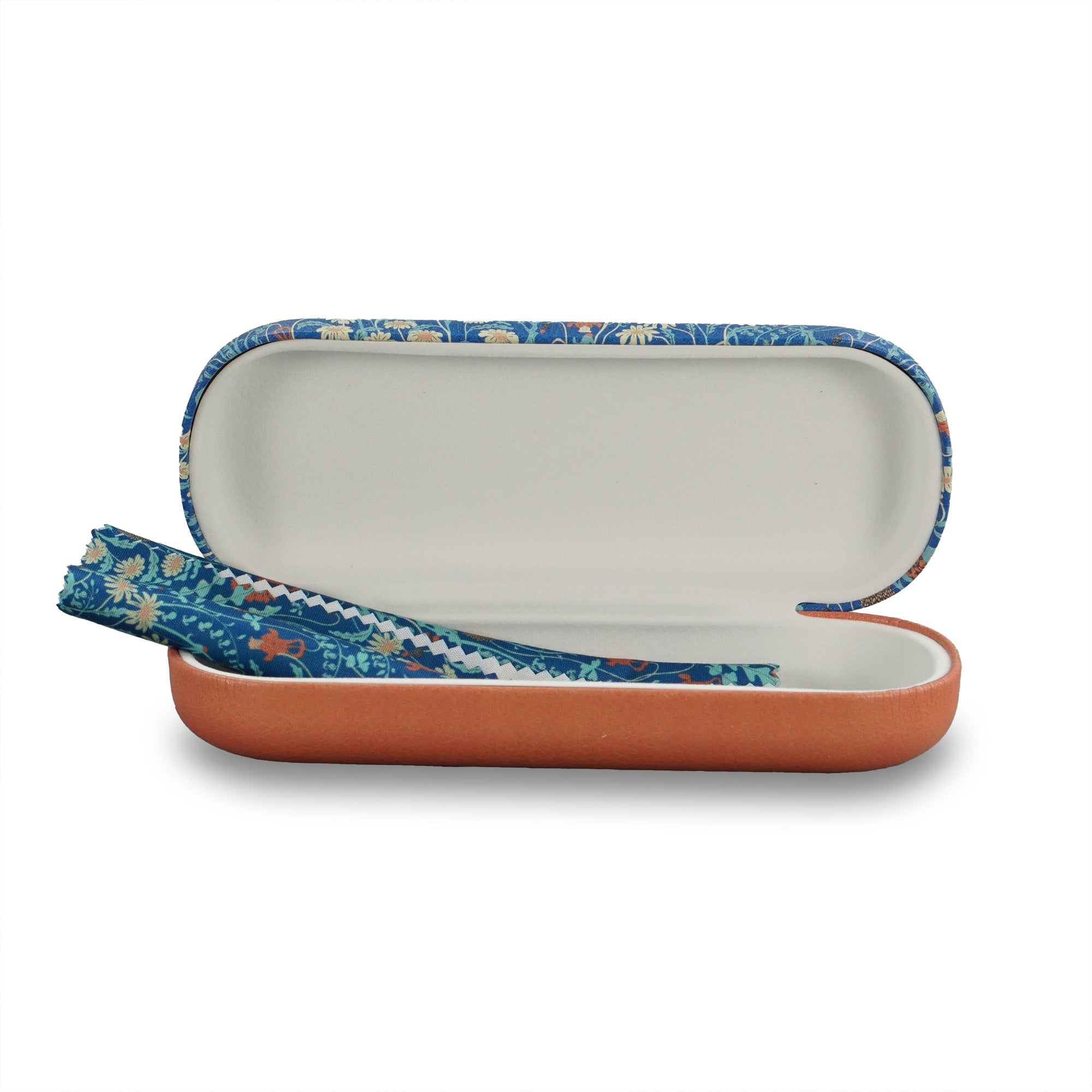 Arts & Crafts Society Walter Crane Meadow Flowers étui à lunettes bleu